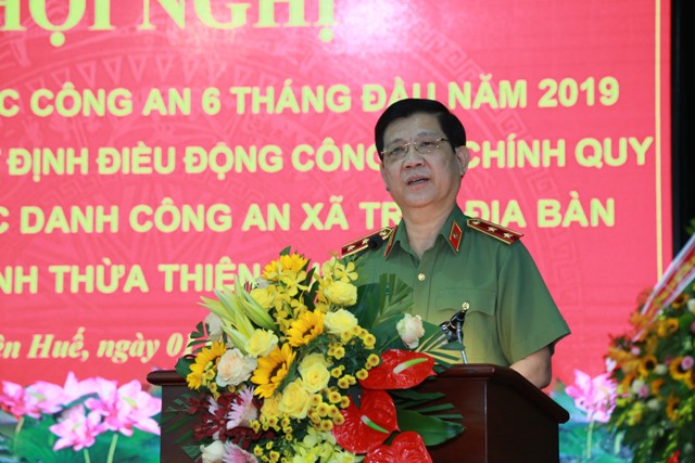 Thừa Thiên Huế 100 xã có Công an chính quy